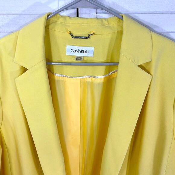 Calvin Klein Topper Jacket Size 2X Yellow NWOT - Picture 6 of 13